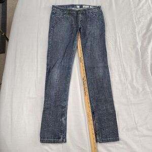 fornarina jeans Women’s Size 29 Blue Wash Zip Ankle Denim